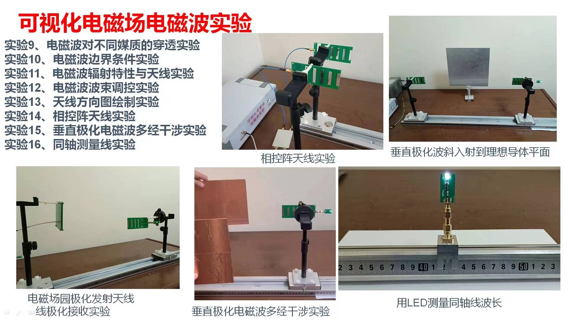電磁場(chǎng)電磁波可視化教學(xué)實(shí)驗(yàn)系統(tǒng)